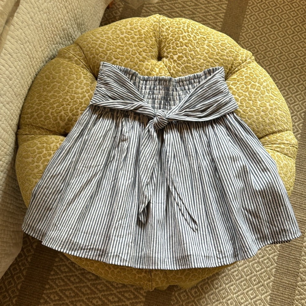 Club Monaco Blue & White Skirt